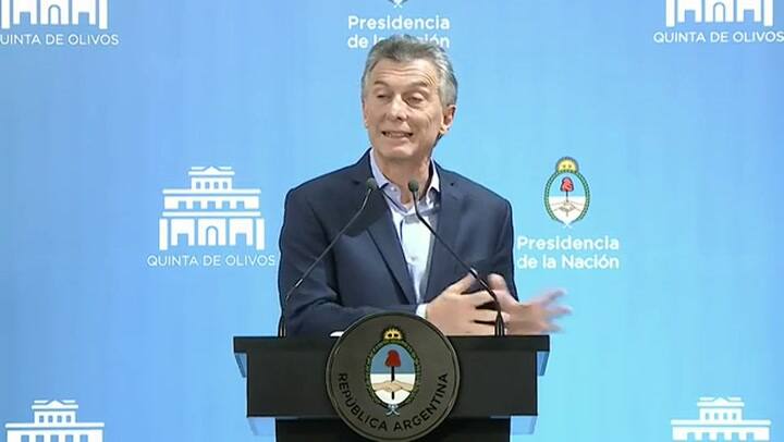 Macri señaló que el acuerdo con el FMI 'es para asegurar el futuro de los argentinos' - Fuente: Téla