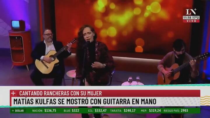 Así fue la reaparición de Matías Kulfas junto a su esposa