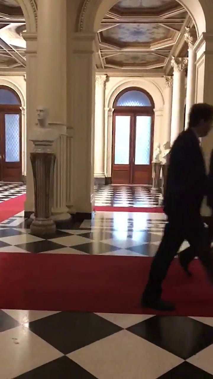 Alberto Fernández en la Casa Rosada