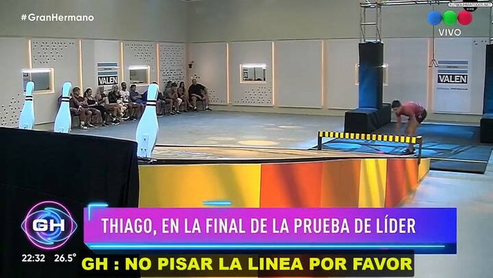 Acusan a Thiago de haber hecho trampa en la prueba del líder