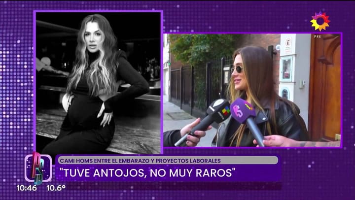 Cami Homs se molestó con la prensa cuando le preguntaron por Rodrigo De Paul y Tini Stoessel