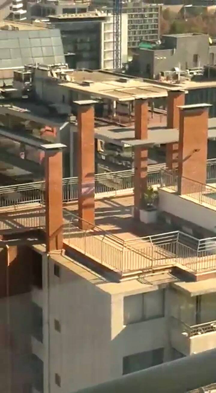 El sismo desde una terraza