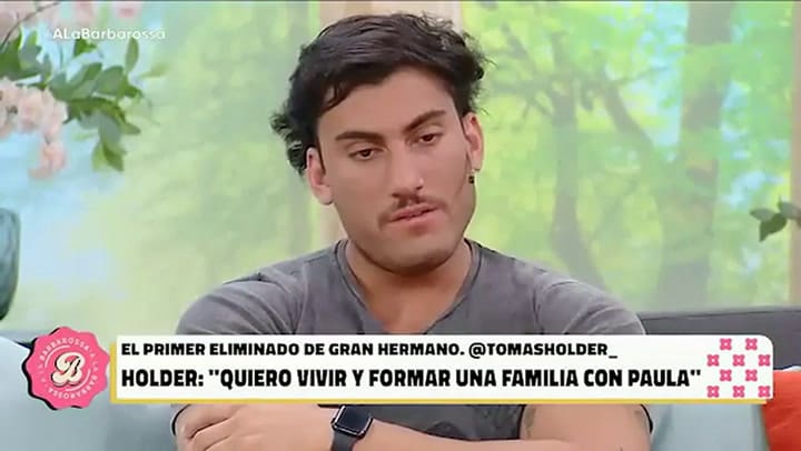 Tomás Holder quiso retirarse de una entrevista con Georgina Barbarossa