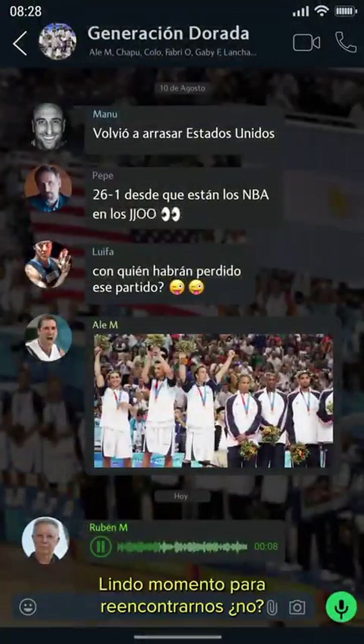 Video de presentación del partido por los 20 años de la medalla de oro de 2004