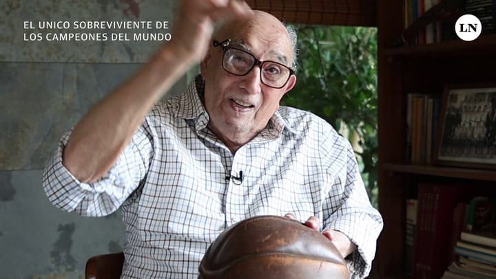 Ricardo Primitivo González, el univo sobreviviente de los campeones del mundo de básquetbol del 50