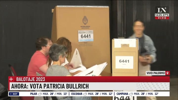 Patricia Bullrich: "Están apareciendo boletas sin el número"