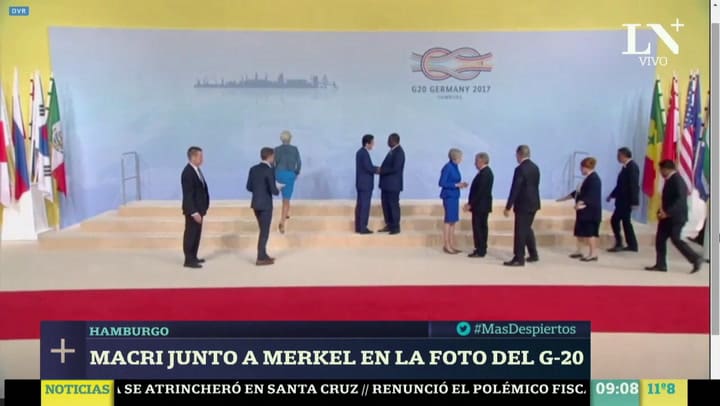 ¿Cómo se armó la foto de los presidentes del G20?