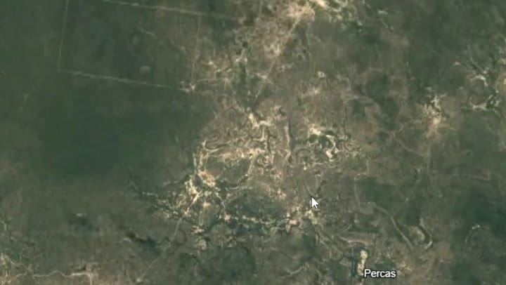 La provincia de Santiago del Estero por Google Earth