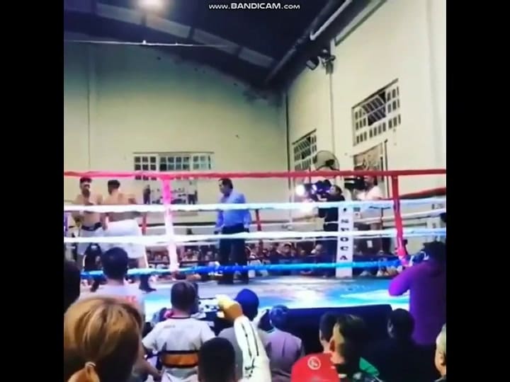 El debut de Pablo Migliore como boxeador - Fuente: YouTube