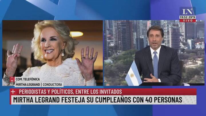 Mirtha Legrand hablò con Feinmann y expresó: 'Lo del Presidente en la Antartida fue un mamarracho'