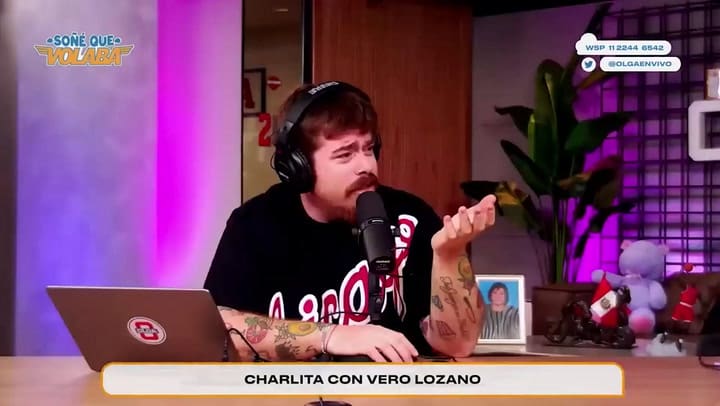 Catriel con Vero Lozano