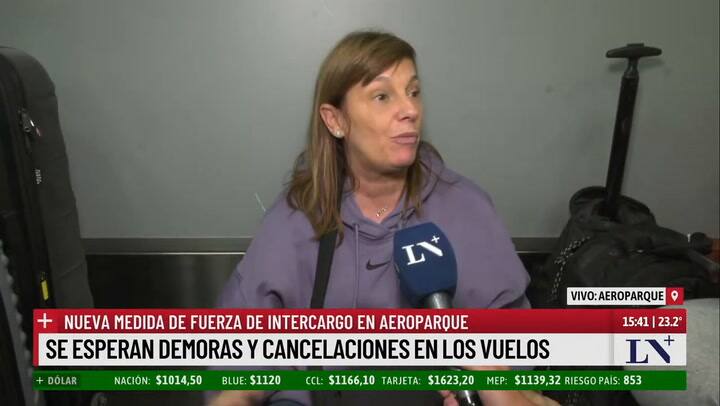 Entrevista Con Pasajera En Aeroparque