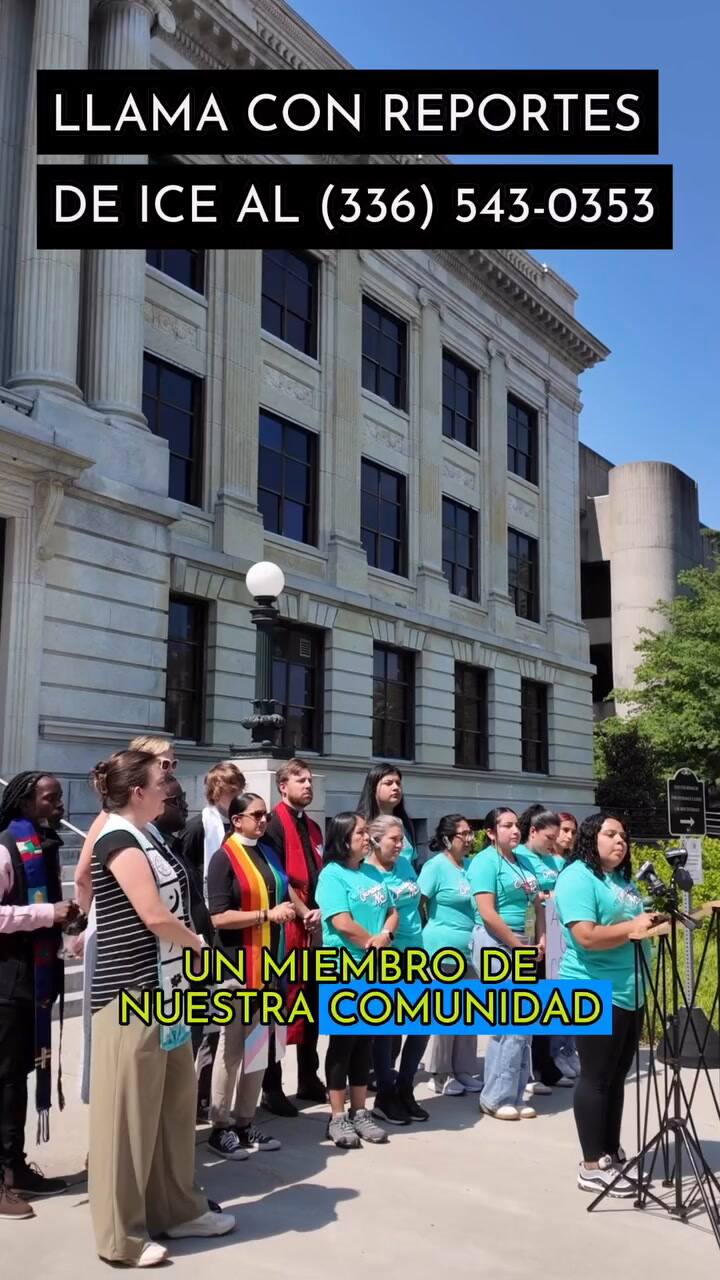 Siembra convocó a una conferencia de prensa contra los operativos de ICE en Carolina del Norte