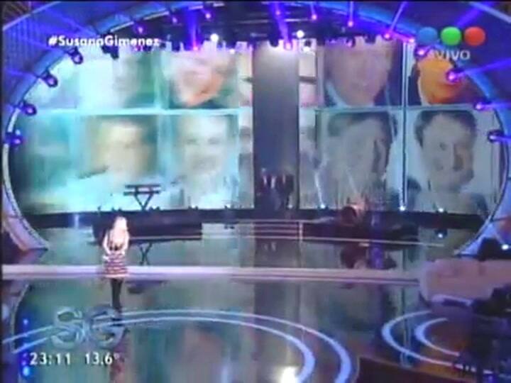 Francella, Puig y Marrale con Susana