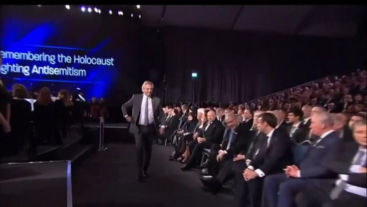 Israel: Alberto Fernández participó de una ceremonia sobre el Holocausto - Fuente: Casa Rosada