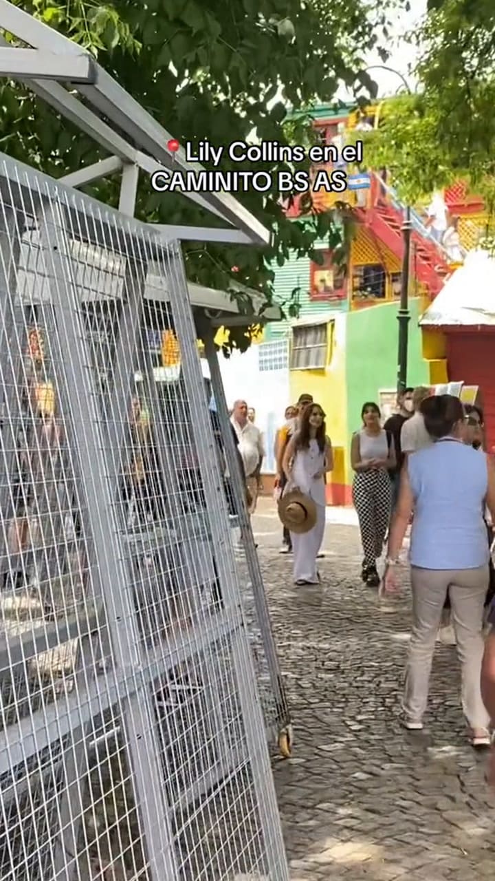 Lily Collins en Buenos Aires
