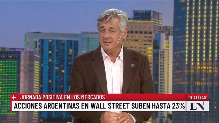 El presidente de la Sociedad Rural Nicolas Pino en LN+