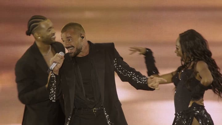 Así empezó el show de Ricky Martin