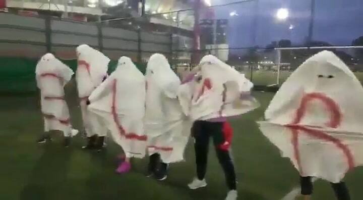 El fantasma de la G', la burla de los hinchas de River a Boca - Fuente: Twitter