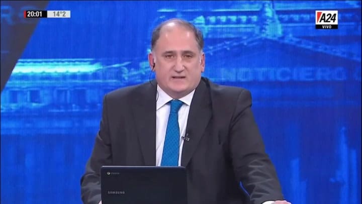 ¿Por qué Eduardo Feinmann abandonó su programa de televisión en vivo? - Fuente: A24