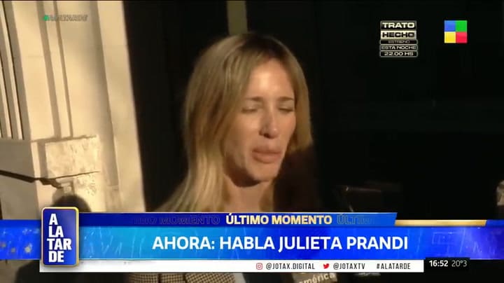 Julieta Prandi habló de la condena a Claudio Contardi a horas de que se conozca el veredicto