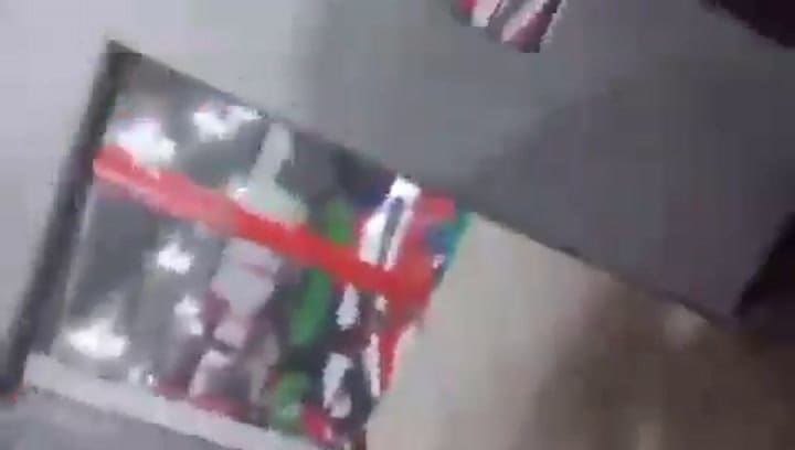 El momento del ataque armado en Ecuador