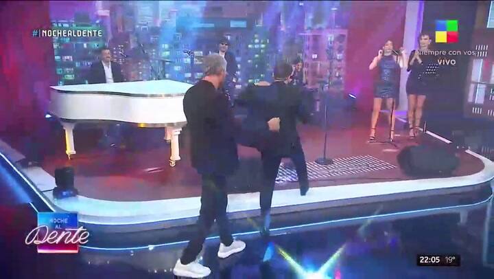 Fernando Dente hizo cantar a Marcelo Tinelli