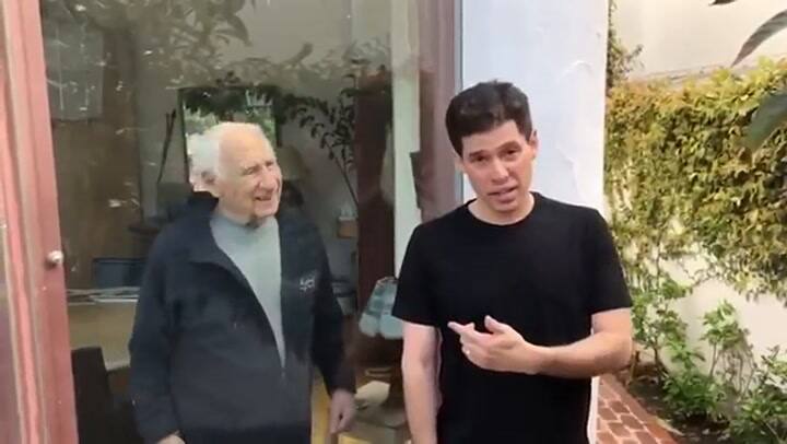Coronavirus: Mel Brooks y su hijo en un divertido video sobre el coronavirus