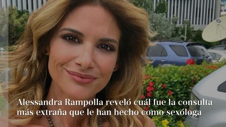 Alessandra Rampolla reveló cuál fue la consulta más extraña que le han hecho como sexóloga