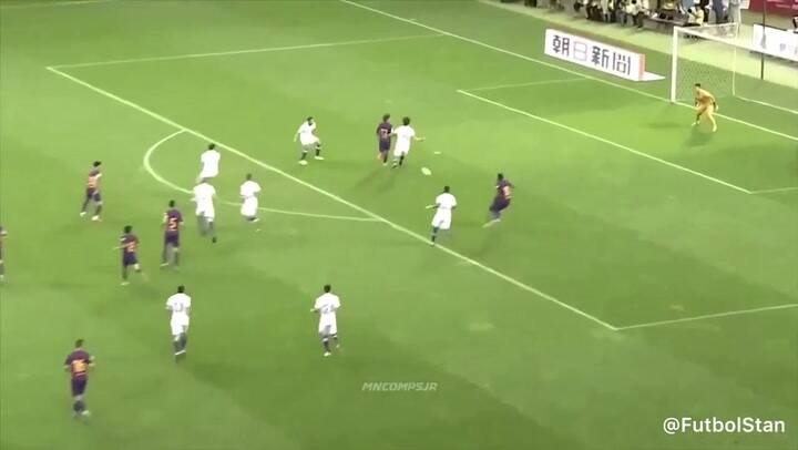 El debut de Griezmann en el Fútbol Club Barcelona - Fuente: Twitter