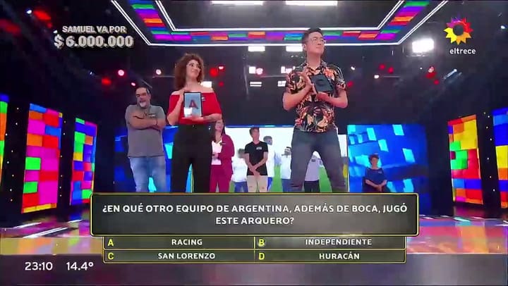 El desaforado festejo de la ganadora de Los 8 escalones del millón con su novio