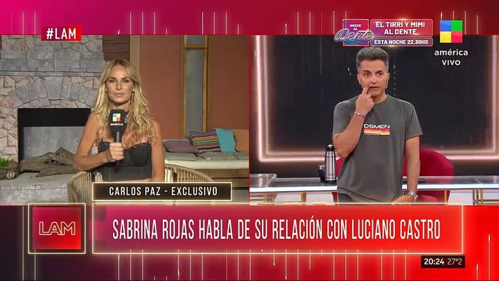 Sabrina Rojas polemica, se metio en la separacion de Luciano Castro: "Me cuesta entender a Flor Vigna"