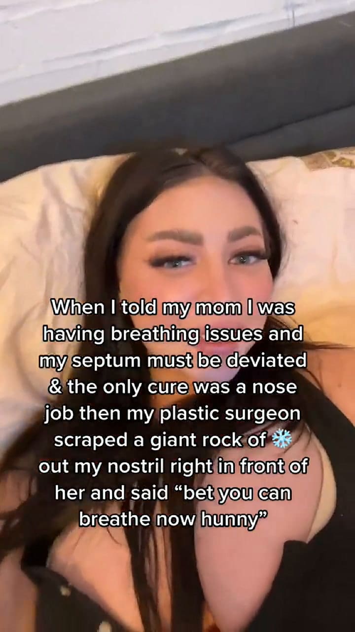 La influencer contó su peculiar historia a sus 700.000 seguidores en TikTok