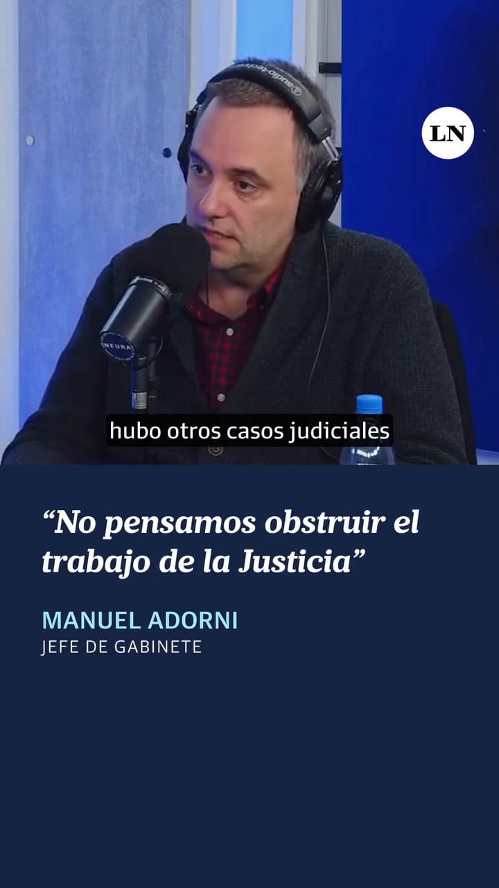 Manuel Adorni, habló este jueves en Neura tras la Declaración del contratista Matías Tabar.