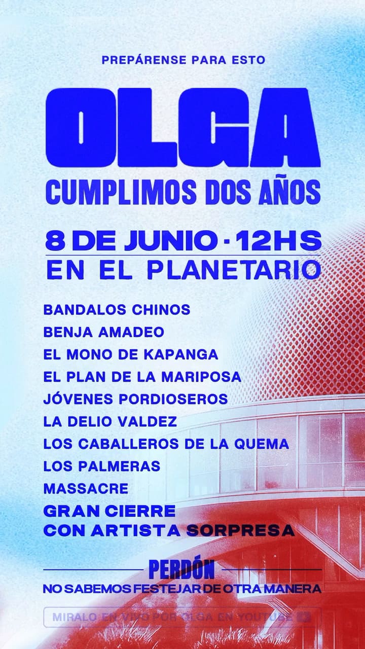 La previa del aniversario de Olga