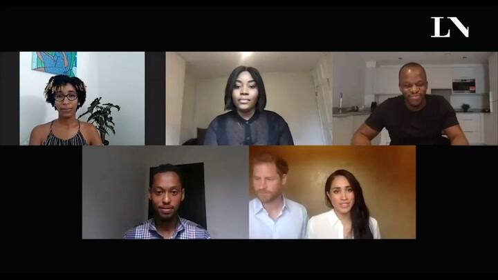 Meghan Markle corrige a Harry en vivo