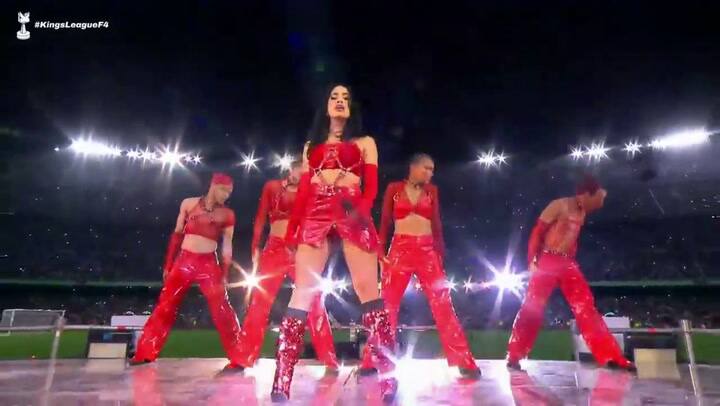 Lali Espósito y Tiago PZK se presentaron en la final de la Kings League