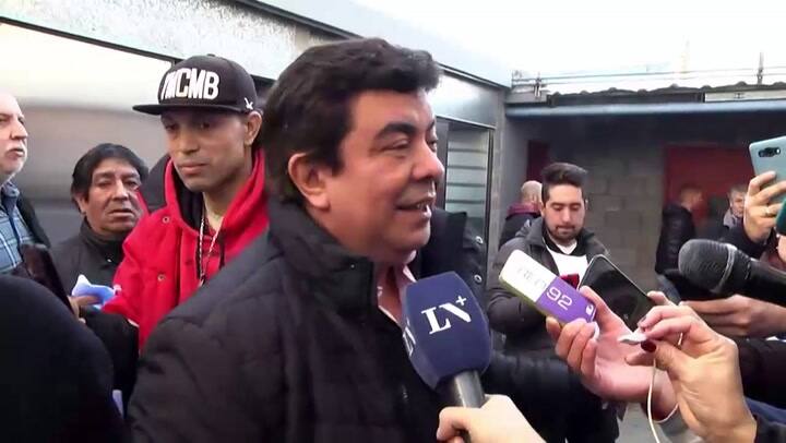 Declaraciones de Fernando Espinoza en el acto de Cristina Kirchner