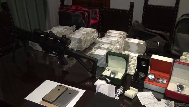 Objetos secuestrados a José López