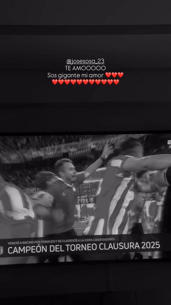 El festejo de Cami Homs al enterarse que Estudiantes salió campeón