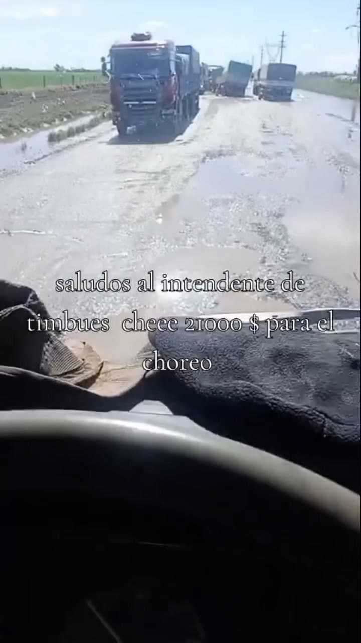 Un conductor apuntó contra el intendente de Timbúes