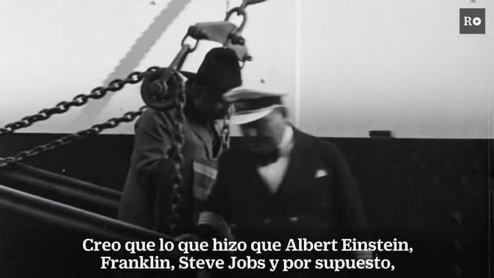 La creatividad según Walter Isaacson - Fuente: Youtube