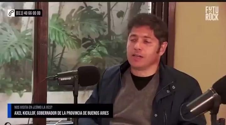 El fragmento original editado sobre Kicillof