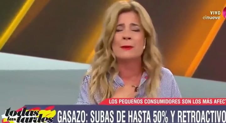 Mercedes Ninci lloró en vivo por la situación económica: 'No nos alcanza' - Fuente: Canal 9