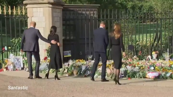 El incómodo intercambio de Meghan Markle con los ayudantes reales en el homenaje a Isabel II