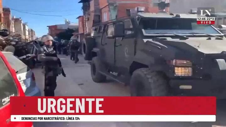 Gendarmería allanó 40 objetivos en la Villa 1-11-14