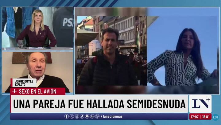 Ex piloto sobre la pareja que tuvo sexo en el avión