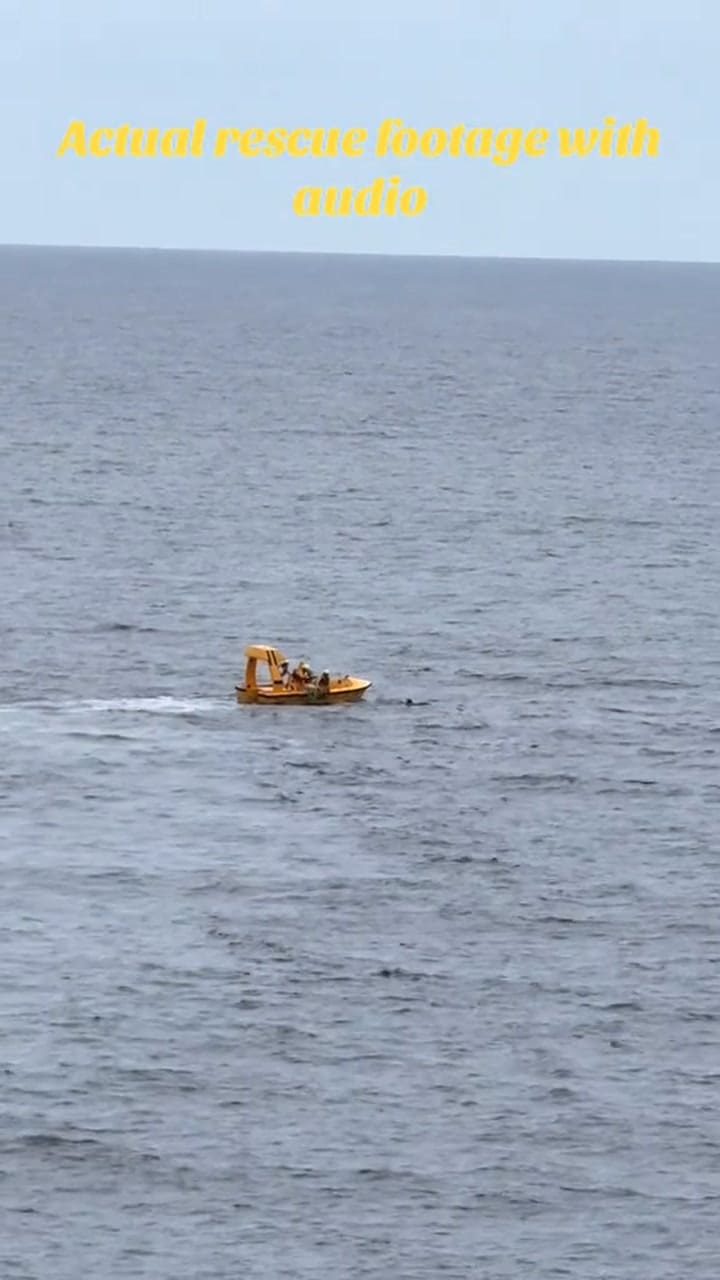 Una niña cayó de un crucero de Disney y su padre saltó para salvarla: cómo fueron rescatados
