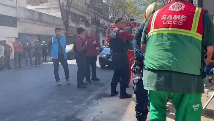 El derrumbe de una obra en construcción en Palermo