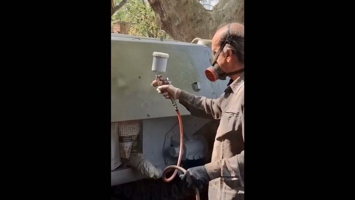 Tanque Sherman M4A4 - Restauración